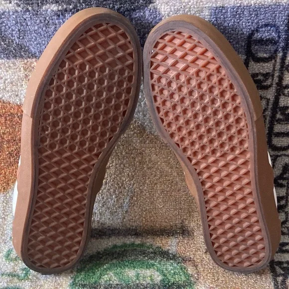 Vans Slip-On Pro Shoes Sneakers Pearl Gum White Tan Size 9 Women’s = 7.5 Mens - Picture 8 of 16